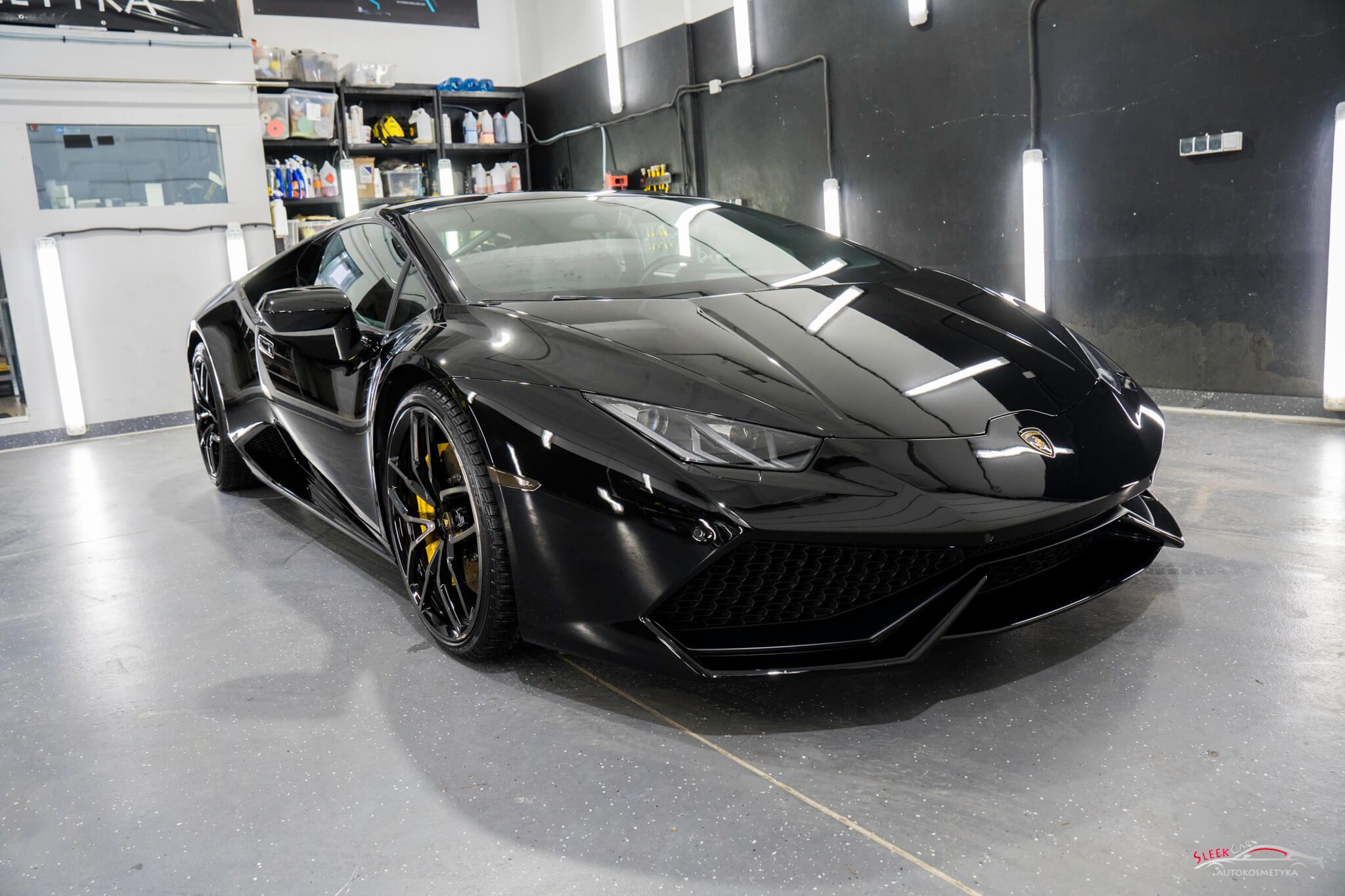 Lamborghini po czyszczeniu
