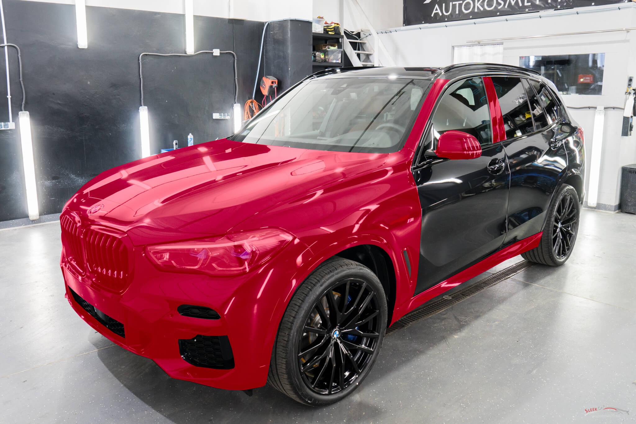 BMW X5 zabezpieczone folią PPF